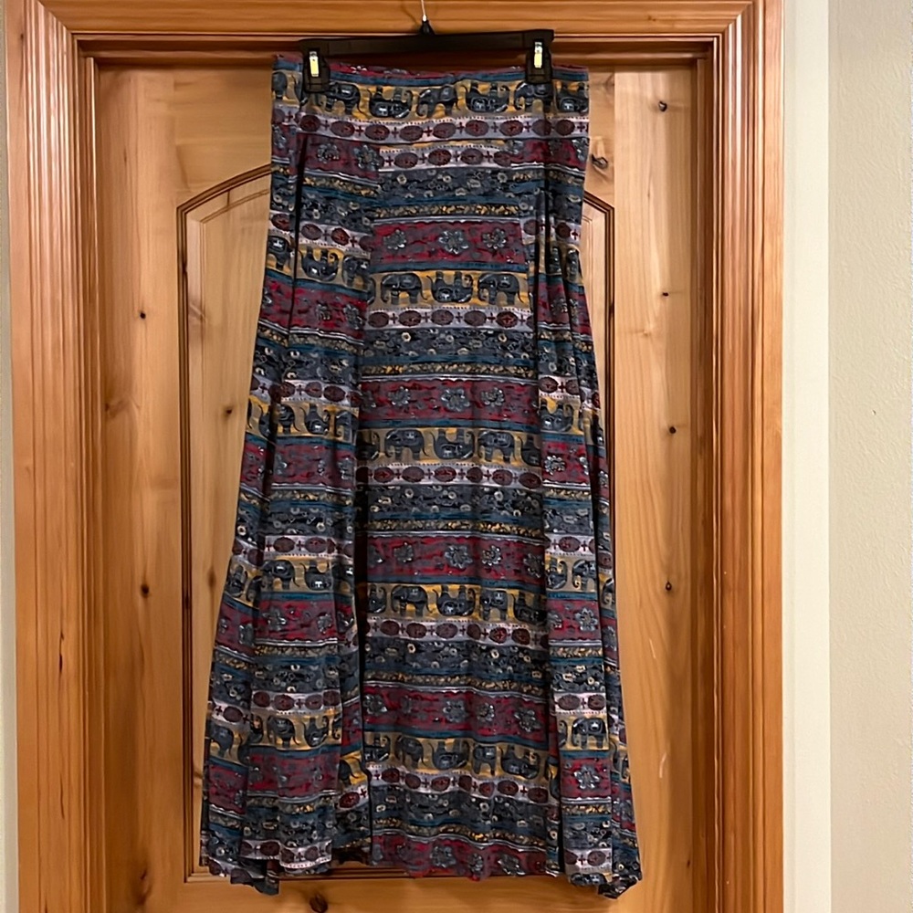 Plume and Thread Maxi Cotton Jersey Skirt Size 3